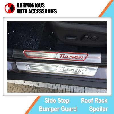 Side Door Sill Scuff Plates for Hyundai New Tucson 2015 2016