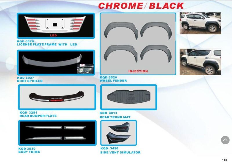 Chrome Door Handle Bowl for Isszu Mu-X 2013-on