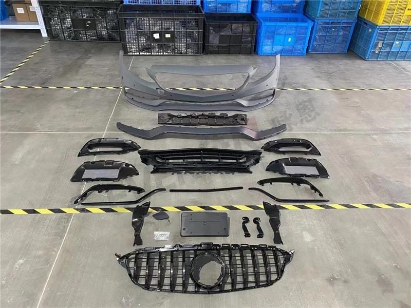 2019 C63 Amg Style Bumper with Grile Body Kit for Benz C Class W205 2014-2021
