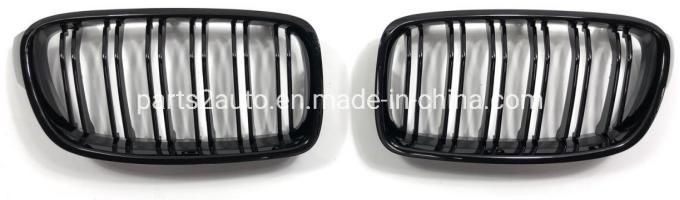 for BMW F30 Double Lines Gloss Black Modified Grille 2012-in, BMW F35 Double Lines Gloss Black Customized Grille 2012-in