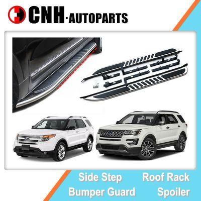 Car Parts Auto Accessory Side Step Steel Nerf Bars for Fd Explorer 2011 2016 Running Boards