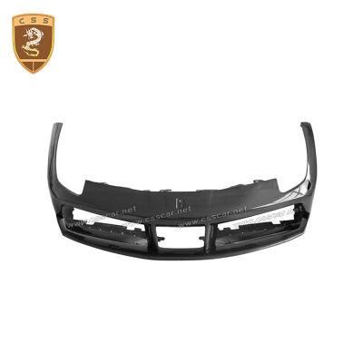 High Glossy Finish 3K Carbon Fiber OEM Style Front Bumper Chin for Ferarri 488 Gtb