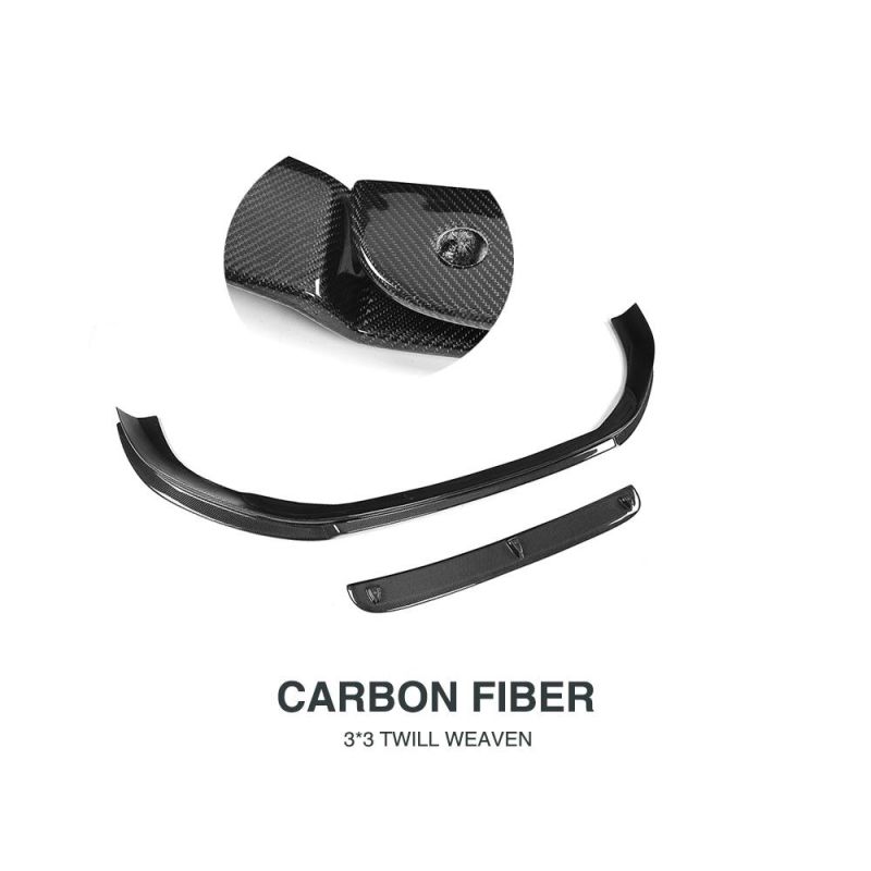 Carbon Fiber Car Front Bumper Lip for Volkswagen VW Golf 7 VII Mk7 R R-Line 2014-2017