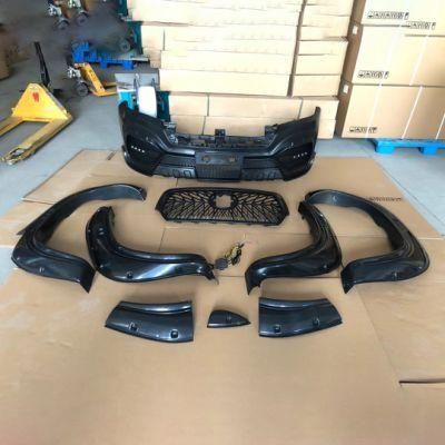 Fender Flare Front Bumper for Hilux Revo Vigo Rocco 2016 2017 2018 2019 with Grille