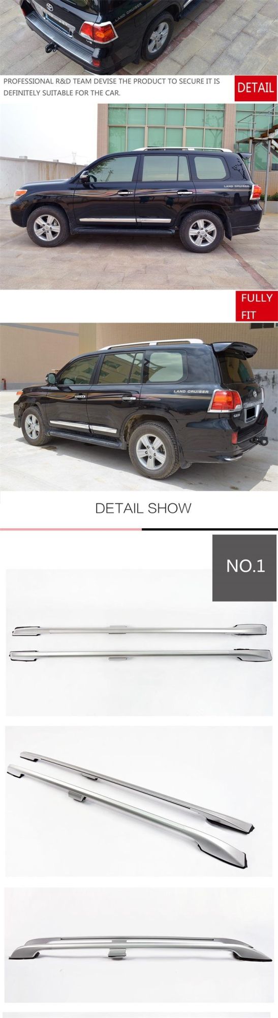 Aluminum Roof Rack for L/C Fj200 2011+
