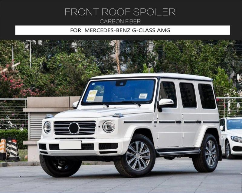 Carbon Fiber Front Roof Spoiler for Mercedes Benz G Class W463 G500 G550 G65 Amg 2019