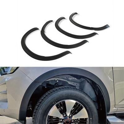 4X4 ABS Plastic Modified Design Fender Flare Wheel Arch Matte Black Fender Flare for Isuzu D-Max 2021