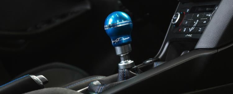Manual Leather Gear Shift Knob Cover