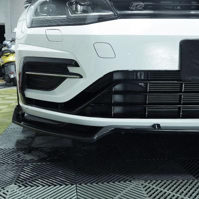 Car Parts Auto Parts Carbon Spoiler Front Lip for VW Golf Mk7 Mk7.5 Gti R Gtd 2014-2019
