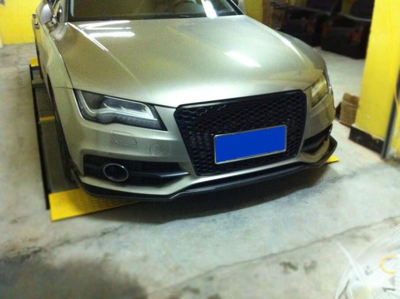 Carbon Fiber Front Bumper Chin Fit for Audi A7 Sportback S7 Front Bumper