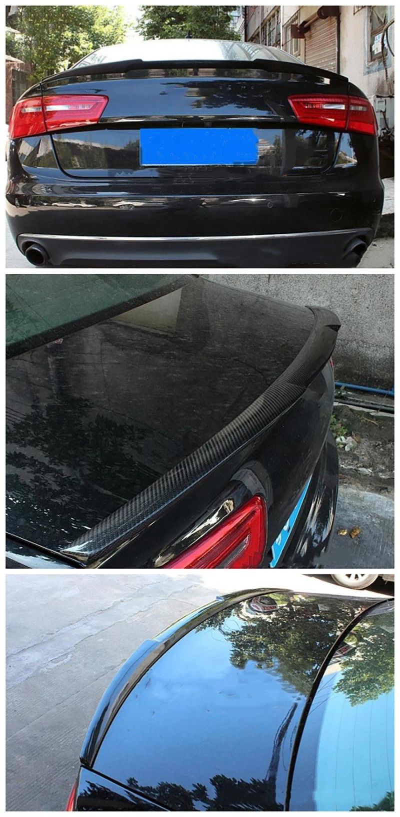 Spoiler Auto Body Part Car Accessories Car Rear Spoiler for M4 Style Audi A6 2016 2017 2018 2019