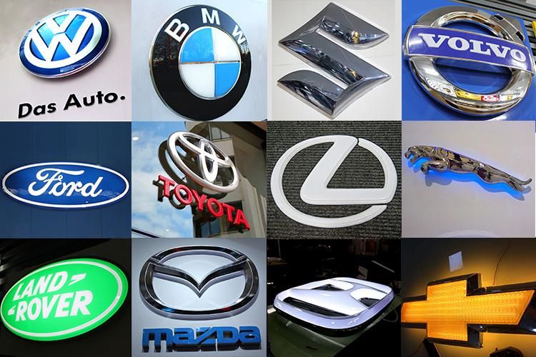 LED Plastic 3D Acrylic 4s Store Car Sign