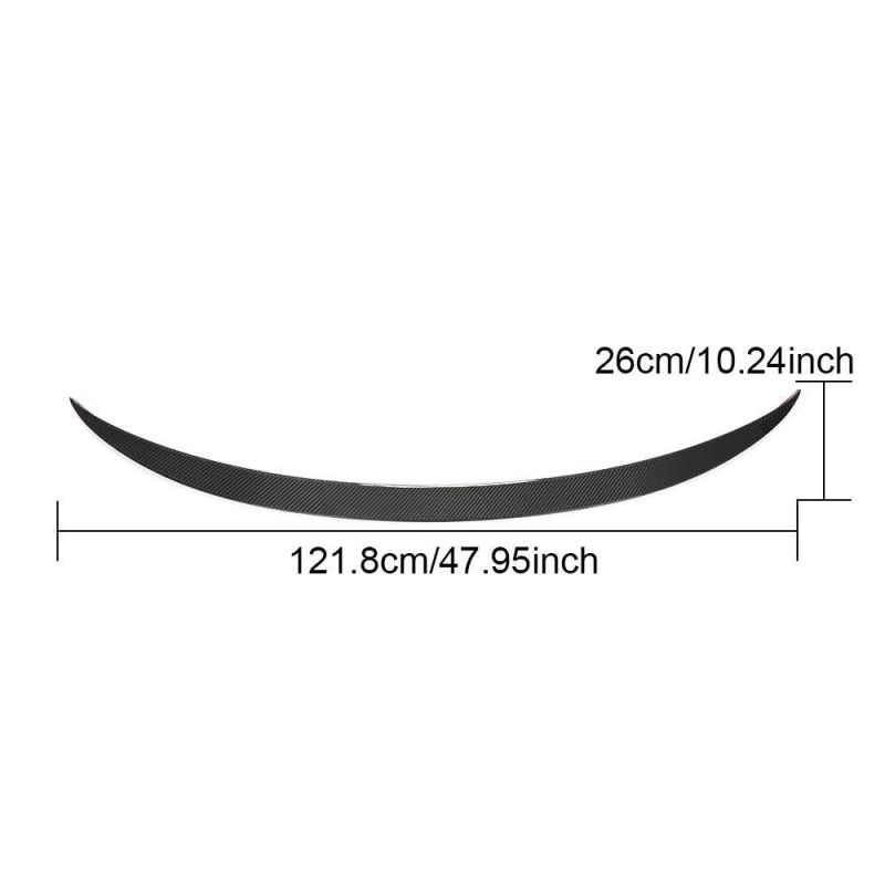 Carbon Fiber Rear Spoiler for Tesla Model 3 Sedan 4-Door