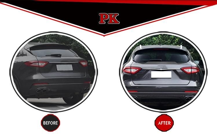 Carbon Fiber Roof Middle Wing Spoiler for Maserati Levante S Sport Utility 4-Door 2016-2017