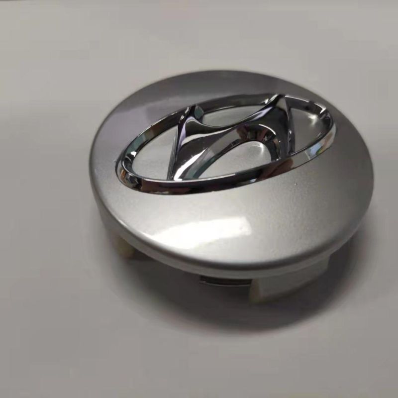 Chrome Custom Car Wheel Hub Center Cap 60 mm Wheel Center Cap