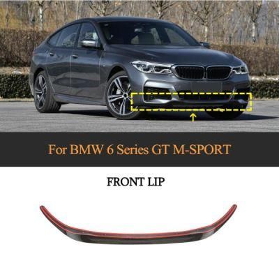 for BMW 6 Series Gt M-Sport Carbon Fiber Front Bumper Lip 2017-2019