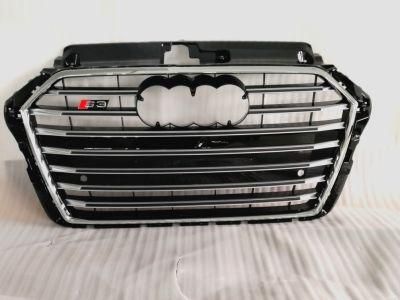 Auto Spare Parts Plastic S3 Style Car Body Kit Front Bumper with Honeycomb Grill for Audi A3
