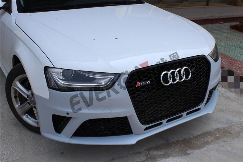 RS4 Body Kits Front Bumper with Grille for Audi A4 2013-2016