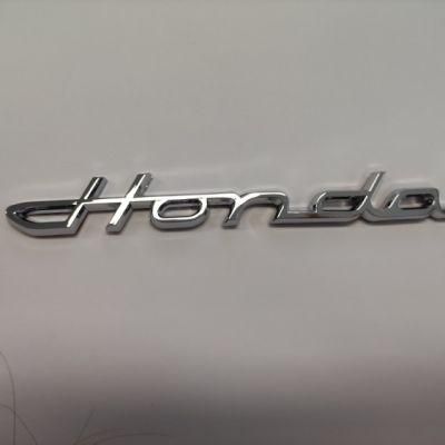Chrome Silver Custom ABS Auto Accessories Car Letter Badge Emblem