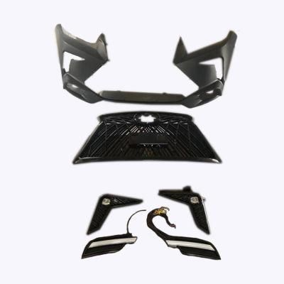 Hilux Exterior Body Parts Front Lip Kit Front Bumper with Grille