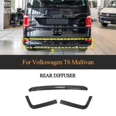 Carbon Fiber Rear Bumper Diffuser for Volkswagen T6 Multivan 2015-2020