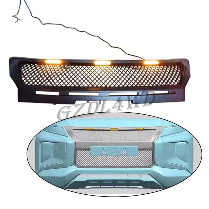 Car LED Front Grille for Triton L200 2019 Auto Front Grill with Grille Lights