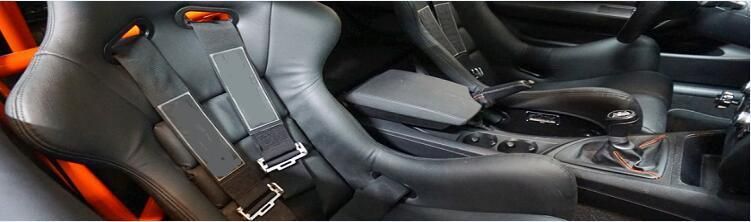 Black Fabric Material Auto Sports Racing Seats
