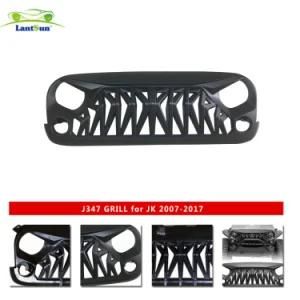for Jeep for Wrangler 2007-2017 ABS Chrome Front Grille Trim