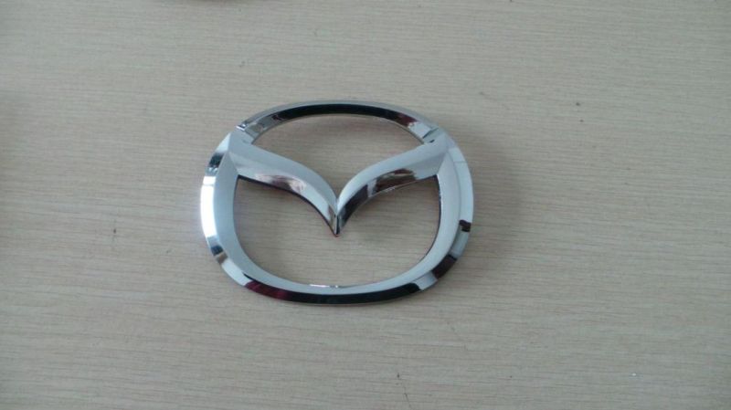 ABS Plastic Custom Silver Car logo Auto Emblem Badges