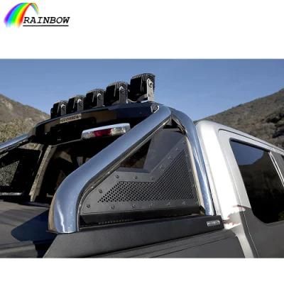 Good Quality Korean Car Body Parts Aluminum Stainless Alloy Steel Heavy Duty off-Road Parts Jeep Pickup Anti Sport Roll Bar Rollbar