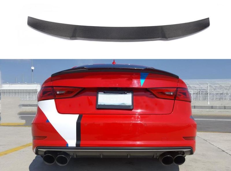 Carbon Fiber S3 Rear Spoiler for Audi A3 8V S3 RS3 Sedan 2014-2019