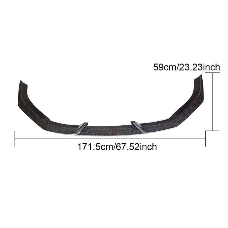 Carbon Fiber Facelift RS3 Front Bumper Lip for Audi RS3 8V Sedan 17-19