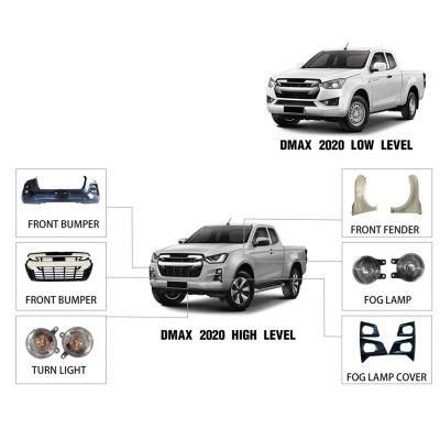 2021 Car Front Rear Bumper Facelift Wide Conversion Body Kit Bodykit for Isuzu D-Max 2020 Low Level Upgrade to High Level