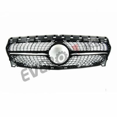 Diamond Black Front Bumper Grille for Benz Cla Class W117 2016-2019