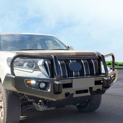 with Skid Plate 4X4 Pickup Truck Steel Front Bumper Guard Bull Bar for Toyota Landcruiser Land Cruiser LC200 200 Prado 2020 2021