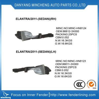 H. G. D Customized Car Door Fender Liner for Toyota Vios