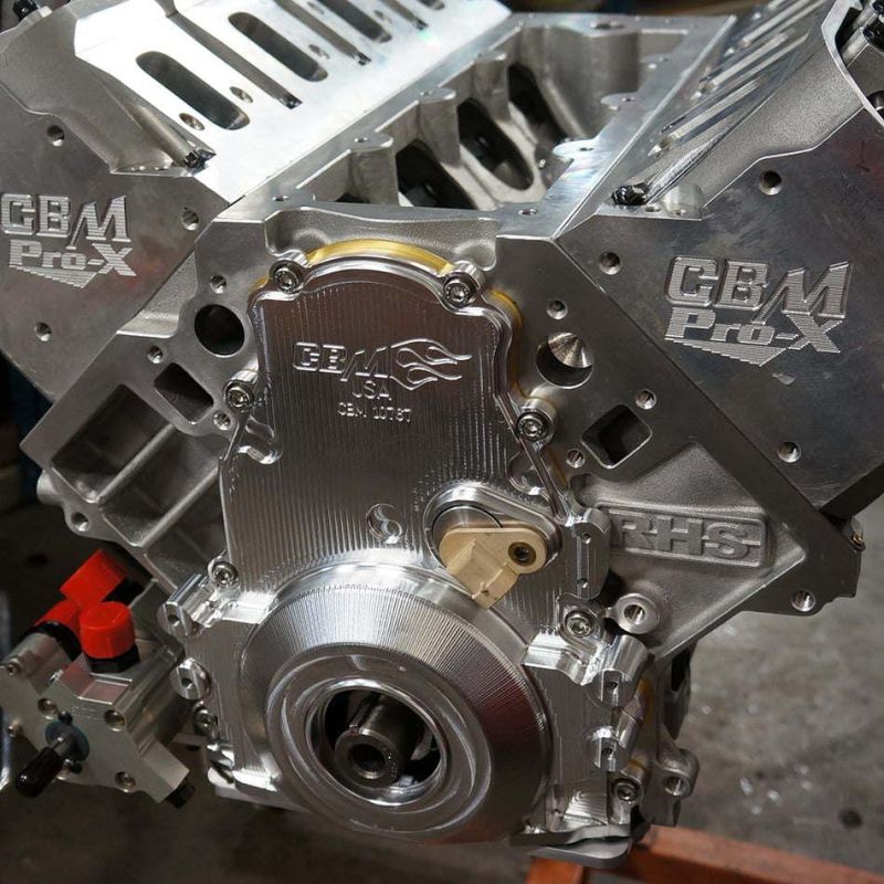5 Axle CNC Machined 6061-T6 Aluminum Motorsport Ls Series Front Engine Cover