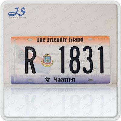 License Plate (St. Maarten02) , Car Plate, Number Plate, Vehicle Plate