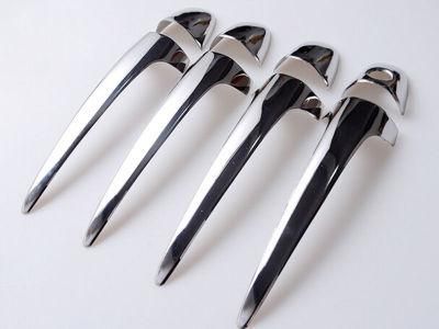 4PCS ABS Silver Car Door Handle