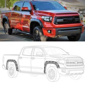 Auto Body Kit Wheel Fender Flares for Tundra 2007-2013