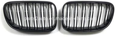 BMW E93 Double Line Gloss Black Modified Radiator Grille 2010-2013, BMW E92 Double Line Gloss Black Facelift Grille 2010-2013.