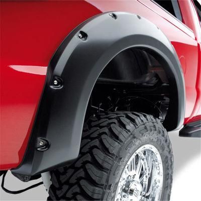 ABS Matte Black Pocket Style Fender Flares for Chevy Silverado 1500 2014-2018