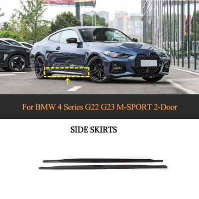 Carbon Fiber Side Skirts for BMW 4 Series G22 G23 M-Sport 2-Door 2021-2022
