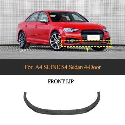 Carbon Fiber Front Lip for Audi A4 S-Line S4 Sedan 4-Door 2019