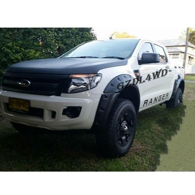 4WD Auto Accessories Matte Black Fender Flare Wheel Arch for Ranger T6 2012-2015