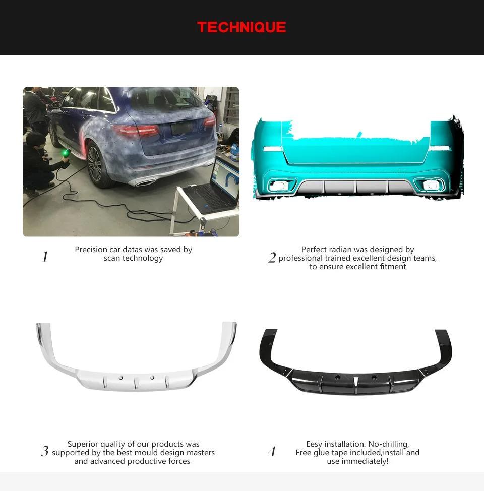 Carbon Fiber Rear Diffuser for BMW X5 G05 M Sport Utility 4-Door 2019