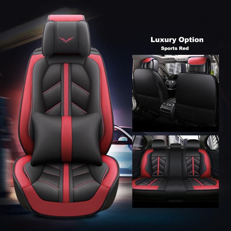 Sports Style Luxury Car Seat Covers Full Set Universal Waterproof