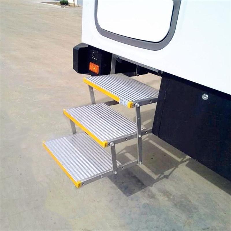 3-Step Electric Folding Ladder for Motorhome with Ce Certificate and Capacity 200kg