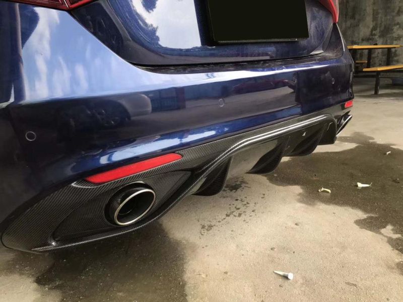 Jc Sportline Giulia Carbon Fiber Rear Car Diffuser for Alfa Romeo Giulia 2016
