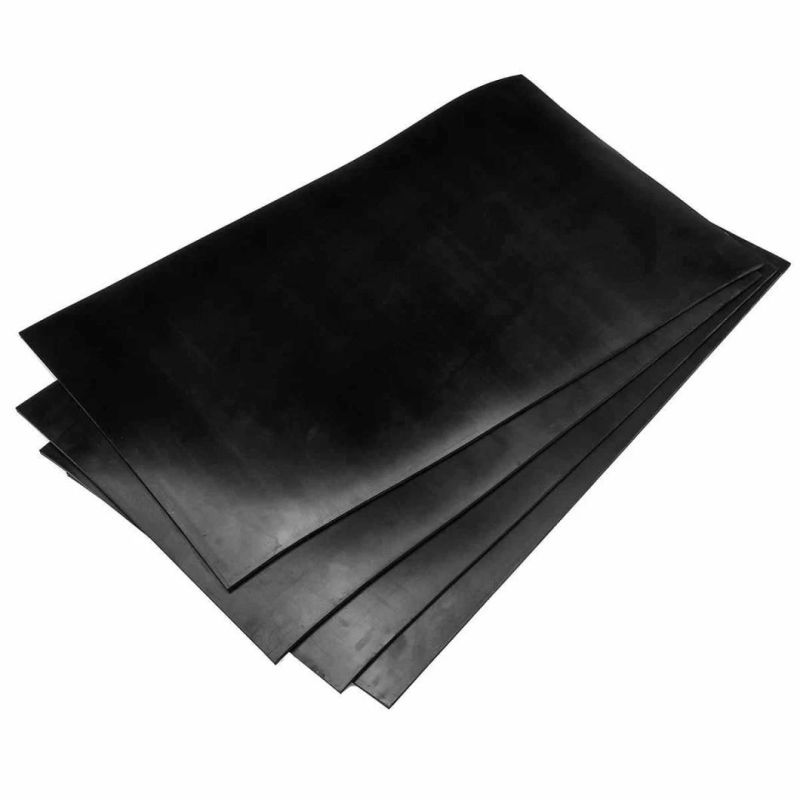 Plain Black 24" X 15" Anti-Spray Poly Semi Truck Mudflaps